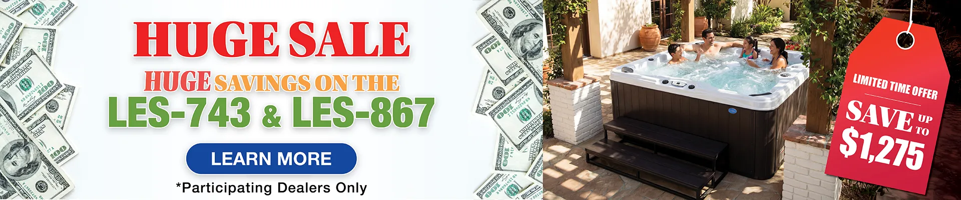 Calspas hot tub being used in a family setting - Simi Valley