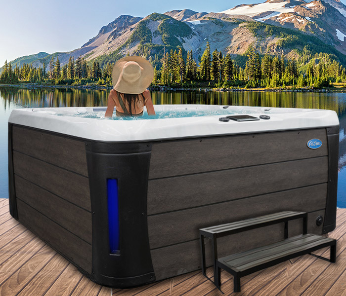 Calspas hot tub being used in a family setting - hot tubs spas for sale Simi Valley
